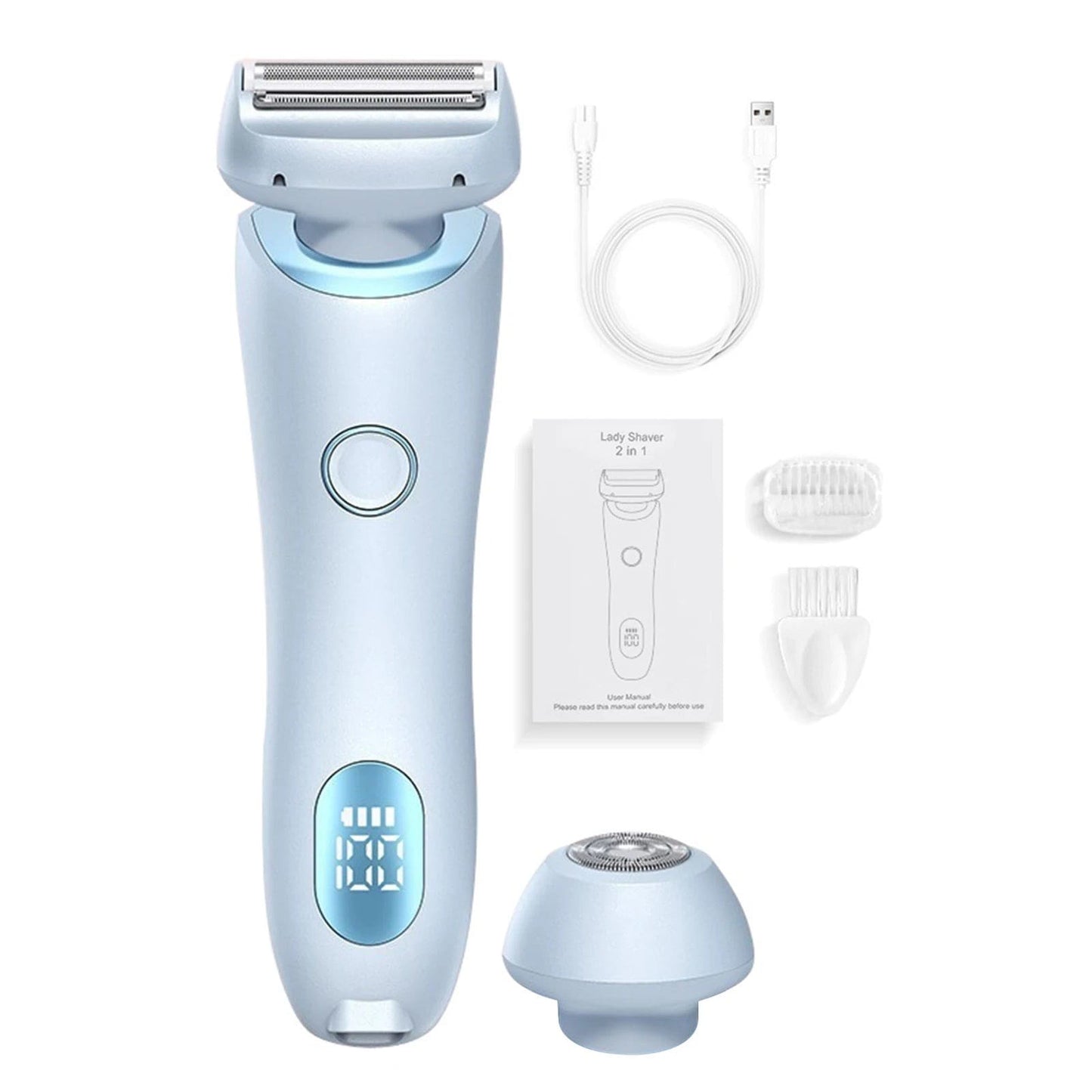 LuxeGlide® 2-in-1 Electric Lady Razor