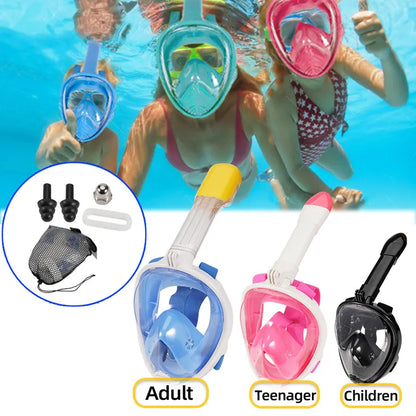 ReefRider® Full Face Snorkeling Mask Set