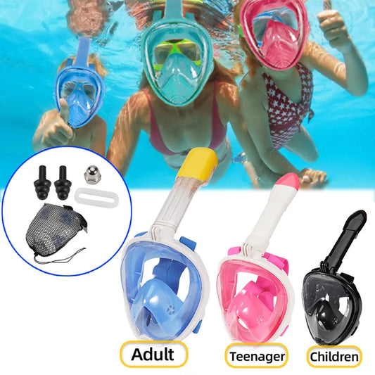 ReefRider® Full Face Snorkeling Mask Set